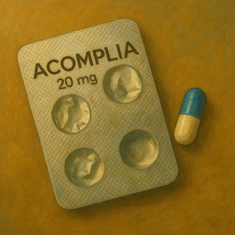 A realistic illustration depicting the rise and fall of Acomplia, the weight loss drug that never made it to mainstream success.